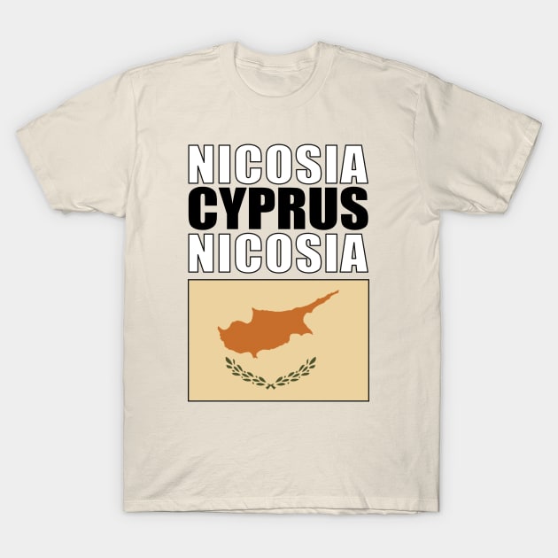 Flag of Cyprus T-Shirt by KewaleeTee